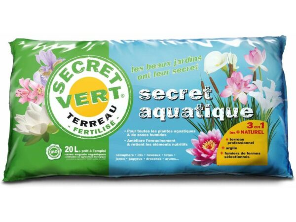 SECRET AQUATIQUE  TERREAU - SECRET VERT