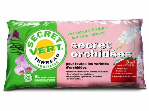 SECRET ORCHIDÉES - TERREAU SECRET VERT