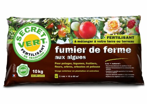 FUMIERS DE FERME - FERTILISANT UAB - SECRET VERT
