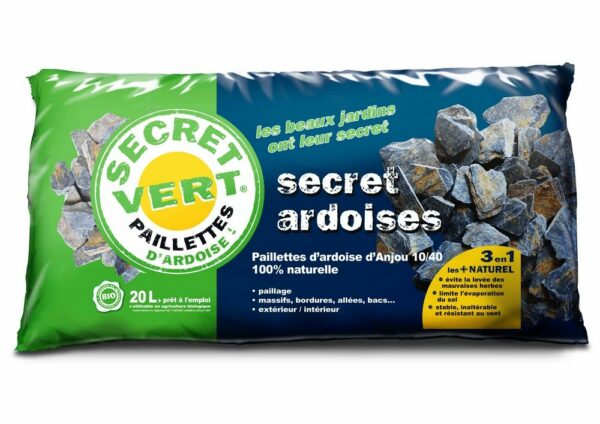 SECRET ARDOISES 10/40 20 L UAB (25 KG) - Bleu ambré - SECRET VERT