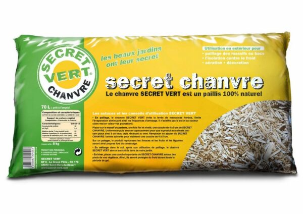 SECRET CHANVRE (paillis de chanvre) UAB - SECRET VERT