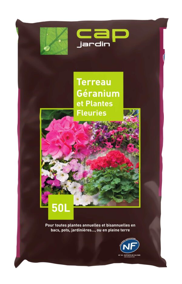 TERREAU GERANIUM - 50L CAP JARDIN