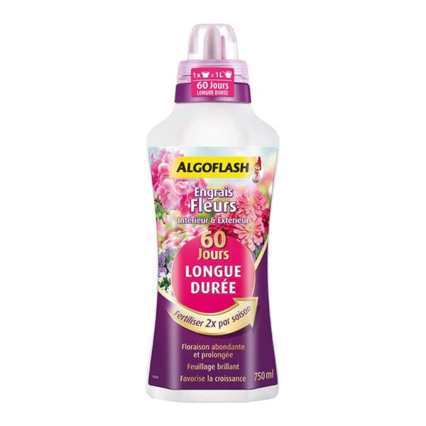 Engrais Fleurs Intérieur & Extérieur 750 ml - Algoflash