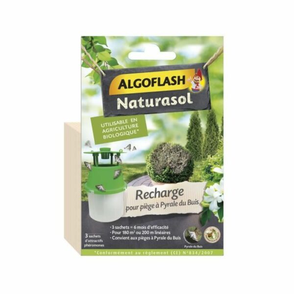 Recharge pour piège à Pyrale du Buis Algoflash Naturasol