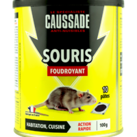 CAUSSADE CARSPT150, Boîte Anti Rats & Souris 150g