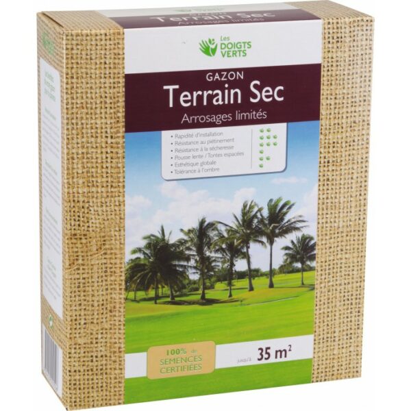 Gazon terrain sec Les Doigts Verts - 1 kg