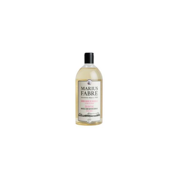 Savon Liquide de Marseille à l'huile de coprah églantine 400 ml Marius Fabre