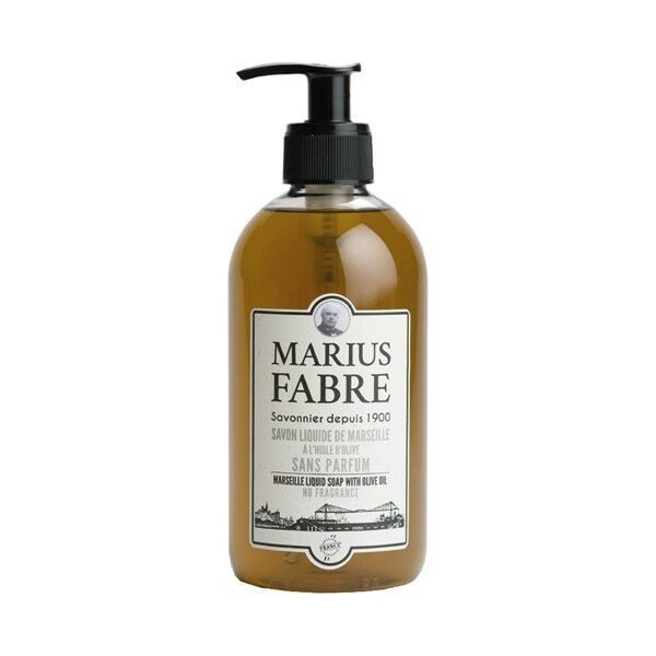 Savon Liquide de Marseille à l'huile d'olive sans parfum 400 ml Marius Fabre