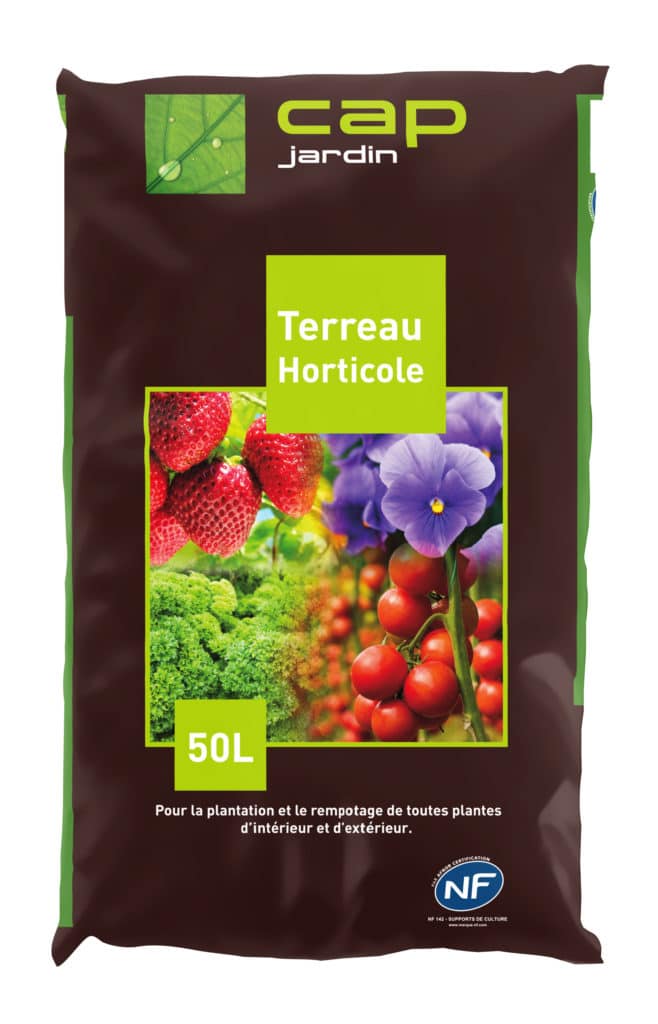 TERREAU HORTICOLE 50L CAP JARDIN Vebaflor